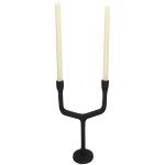 Κηροπήγιο ArteLibre Μαύρο Αλουμίνιο 23.5x10x28.5cm