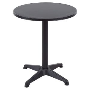 Τραπέζι Κήπου ArteLibre BONAIRE Μαύρο Αλουμίνιο Φ60x70cm