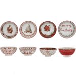 Χριστουγεννιάτικη Κούπα 2.15lt Πορσελάνη Σε 4 Σχέδια