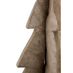 Διακοσμητικό Αντικείμενο Χριστουγεννιάτικο Δέντρο 'Nordic' Χαρτοπολτός Καφέ 10.5x11.5x17.5cm