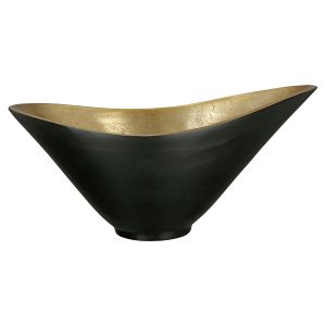 Μπωλ 'Urio' Αλουμίνιο Μαύρο 21.5x38x18cm