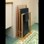 Κρεμάστρα Πετσετών Μπαμπού 42x24x81.5cm