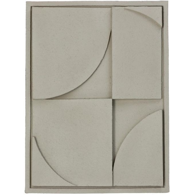 Διακοσμητικό Τοίχου ArteLibre Μπεζ Polyresin 29.5x3.5x39.5cm