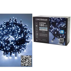 180 LED Εσωτ. & Εξωτ. Χώρου Με 8 Προγράμματα Και Μετασχηματιστή Ψυχρό Λευκό Φως Πράσινο Καλώδιο Μη Επεκτεινόμενο IP44 31