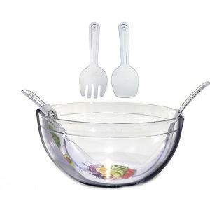 Σαλατιέρα Διάφανη Πλαστικό 5.5l 2Τμχ