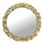 Καθρέπτης ArteLibre Χρυσό Polyresin 45x3.5x45cm