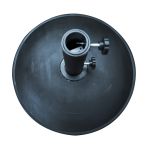 Βάση Ομπρέλας ArteLibre RUGEN 12kg Μαύρο Τσιμέντο/Πλαστικό 45x6cm