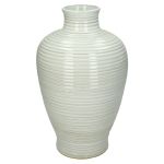 Βάζο ArteLibre Λευκό Πέτρα 18x18x30cm