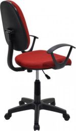 Καρέκλα Γραφείου BASIC Κόκκινο Ύφασμα 55x48x82-94cm