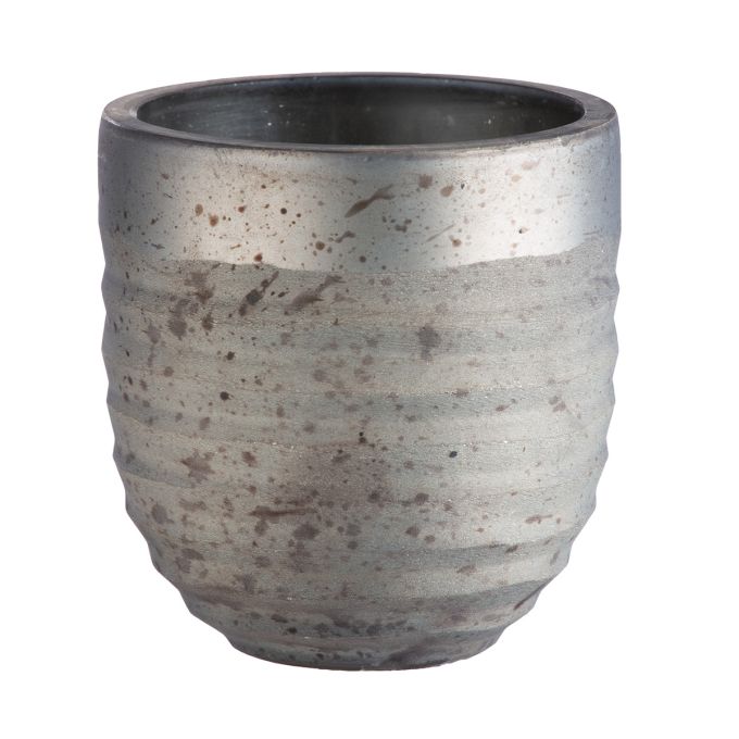 Φωτιστικό 'Champs' Γυαλί Γκρι 8x8cm