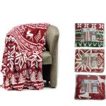 Χριστουγεννιάτικη Κουβέρτα Φανέλα 125x150cm Σε 3 Σχέδια