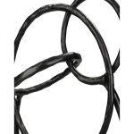 Διακοσμητικό ArteLibre Γλυπτό Μαύρο Αλουμίνιο 29X17X40cm