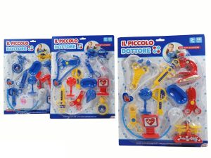 Παιχνίδι Σετ Εργαλεία Ο Μικρός Γιατρός Πολύχρωμο Πλαστικό Σε 3 Συνδυασμούς Για 3+ Ετών