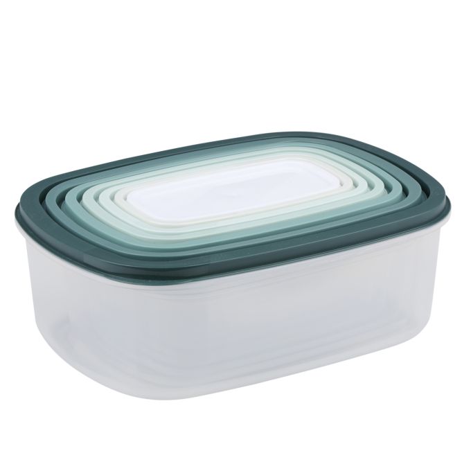 Σετ Δοχείων Τροφίμων 14Τμχ Ορθογώνια