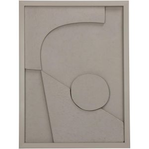 Διακοσμητικό Τοίχου ArteLibre Μπεζ Χαρτί 30x3x40cm