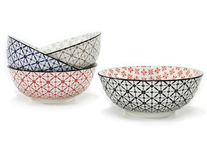 Μπολ Κεραμικό Φ23cm Σε 4 Χρώματα