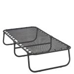 Κρεβάτι Σπαστό ArteLibre FLEXREST Με Στρώμα Πάχους 12cm Μαύρο Μέταλλο 180x80x33cm