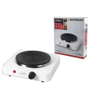 Μάτι Κουζίνας Ηλεκτρικό Μονό Λευκό Φ15.5cm 1000W