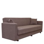Καναπές Κρεβάτι ArteLibre AMETHYST Τριθέσιος Cappuccino 214x78x78cm