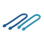 Δεματικά Καλωδ. Ανοιχτό Μπλε/Σκούρο Μπλε 152mm 2Τμχ