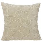 Μαξιλάρι ArteLibre Λουλούδι Πράσινο Βελούδο 45x45cm