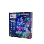 Φωτοσωλήνας 180 LED Εσωτ. & Εξωτ. Χώρου Με 8 Προγράμματα Και Μετασχηματιστή Πολύχρωμο Φως Μη Επεκτεινόμενο 10+3m