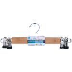 Ξύλινη Κρεμάστρα με Κλιπ 33x12.5x3cm 2Τμχ