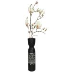 Κασπώ ArteLibre Tribal Μαύρο Κεραμικό 12x12x37.5cm