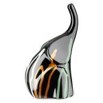 Figure Elephant Ceramic Black 12X8X19Cm 12X8X19Cm