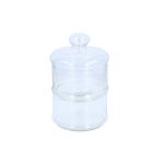 Γυάλινο Βάζο Αποθήκευσης 2 Επιπέδων 16x28cm ALPINA