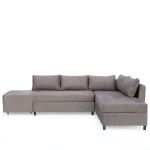 Καναπές Κρεβάτι Γωνιακός ArteLibre MARVE Δεξιά Γωνία Μπεζ/Καφέ 290x217x84cm