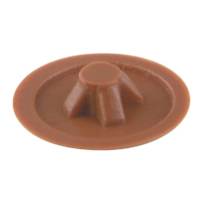 Καπάκι Βίδας 6 Σκούρο Μπεζ Πλαστικό PZ 3 20Τμχ