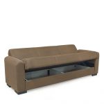 Καναπές Κρεβάτι Τριθέσιος ArteLibre HOMER Μπεζ 226x78x78cm