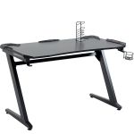 Γραφείο Gaming ArteLibre LEIA Μαύρο Ξύλο/Μέταλλο 120x65x75cm