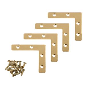 Γωνία 40x40x10x1.5 Μπρούτζινη Ίσια