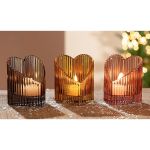 Θήκη Ρεσώ ArteLibre Καρδιά Διάφανο Γυαλί 7x7.5x9cm Σε 3 Αποχρώσεις