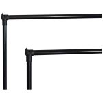 Έπιπλο Εισόδου ArteLibre SOUTHMERE Μαύρο Μέταλλο 74.5x39x157cm