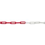 Πλαστική Αλυσίδα Κόκκινο/Λευκό 6mm