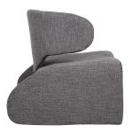 Πολυθρόνα ArteLibre HIMALIA Γκρι Ύφασμα/Μέταλλο/Ξύλο 73x78x75cm