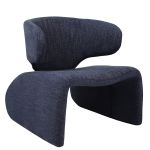 Πολυθρόνα ArteLibre HIMALIA Μπλε Ύφασμα/Μέταλλο/Ξύλο 73x78x75cm