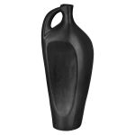 Βάζο Μπουκάλι 'Nera' Κεραμικό Μαύρο 6x10.5x25cm