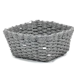 Καλάθι Τετράγωνο Γκρι 20x20x10cm