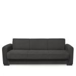 Καναπές Κρεβάτι Τριθέσιος ArteLibre HOMER Ανθρακί 226x78x78cm