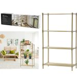 Ράφι 4 Επιπέδων Ξύλο 66x32x117cm