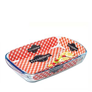 Ταψί Πυρέξ Ορθογώνιο 2.6lt Διάφανο Γυαλί 35x22x5.5cm