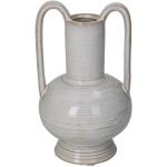 Βάζο ArteLibre Μπεζ Κεραμικό 10.9x10.9x17.9cm