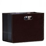 Θήκη Για Περιοδικά ArteLibre Καφέ Δερματίνη/Ύφασμα 19x40x30cm