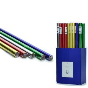 Χριστουγεννιάτικο Ρολό Μεταλλικό Χαρτί 70x100cm Σε 5 Σχέδια