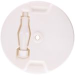 Βάση Ομπρέλας Παραλίας Στρογγυλή Λευκή