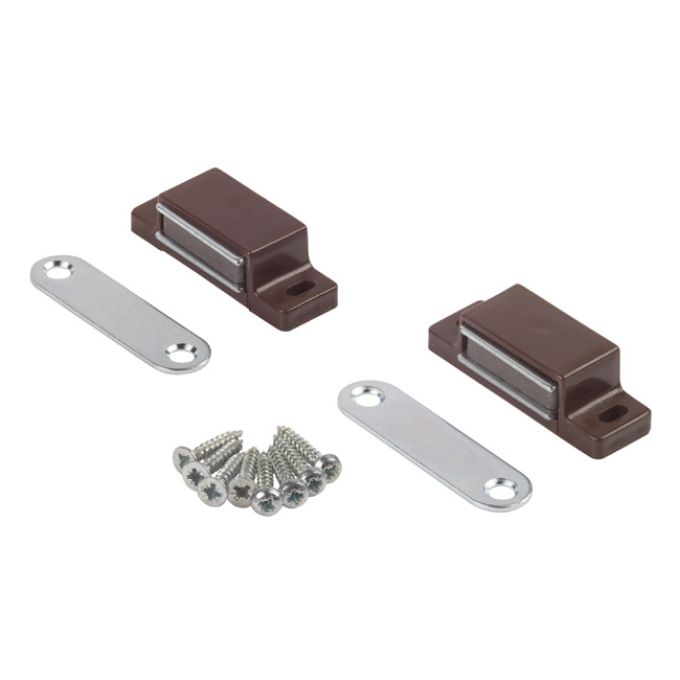 Πιαστράκι Μαγνητικό 4kg Καφέ Πλαστικό Με Σταθερή Βάση